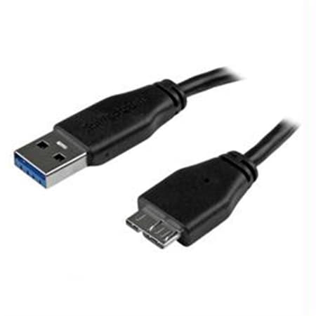 Dynamicfunction StarTech   StarTech Cable  2m USB3.0 Slim SuperSpeed A to Micro B Cable Male-Male DY169394